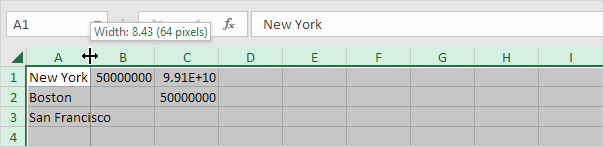 change row height for auto fit mac excel