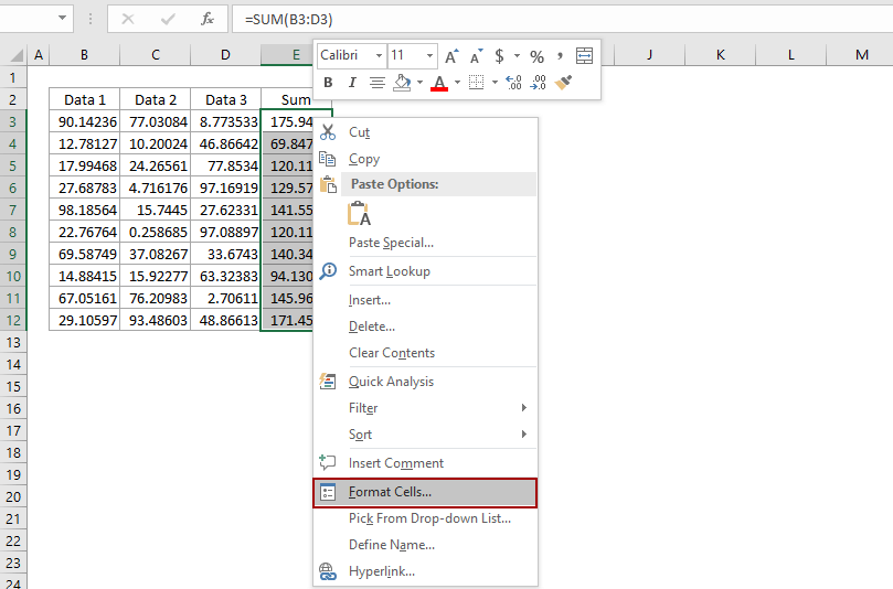 how to set default number format in excel for mac