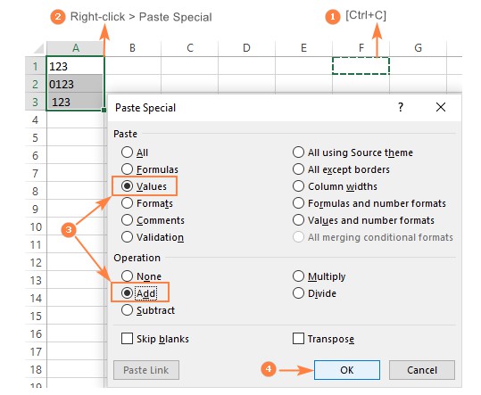 How to convert text strings that represent numbers to numbers