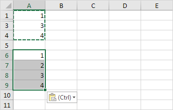 How To Excel Copy And Paste Visible Cells In Excel Excel Examples   Hidden Cells Copied Oidpew 