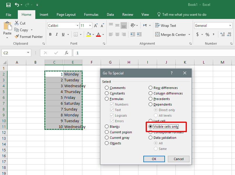 how to copy and paste list into excel