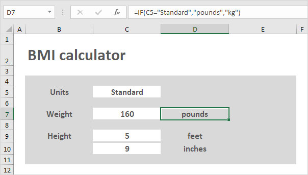 How To A Calculate Bmi Template In Excel Excel Examples