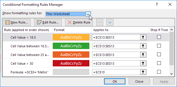 calculate model weighted linear regression in excel