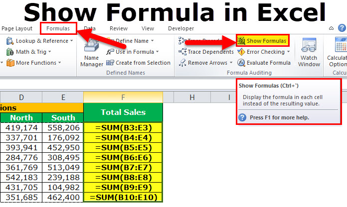 ms excel shortcut keys formulas