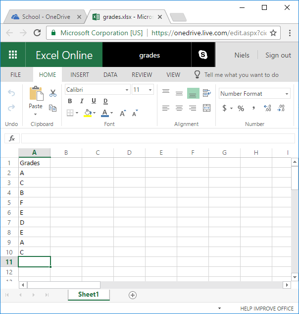 Как сохранить документ excel в onedrive