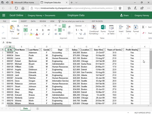 use excel online