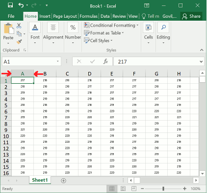 Computer Vision Basics in Microsoft Excel (using just formulas)