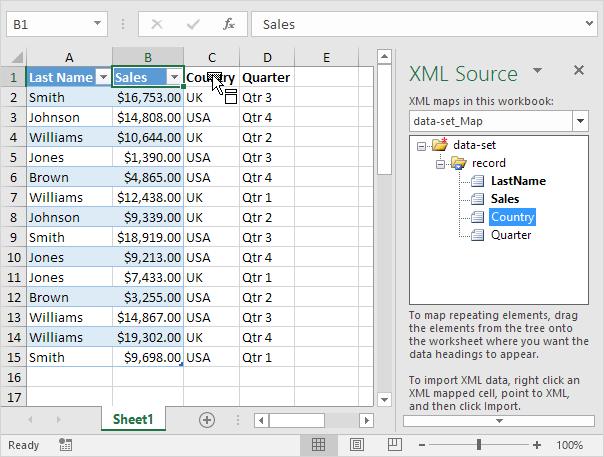 How To Convert An Excel File To Xml Data File Excel Examples