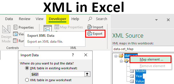 Выборка из xml в excel