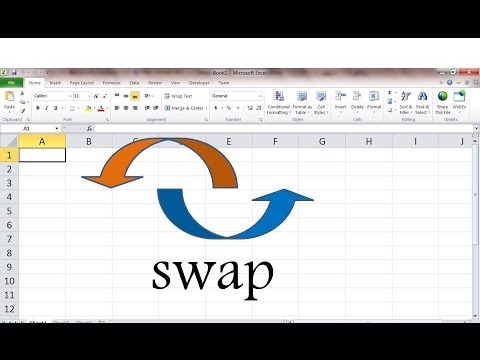 How To Quickly Swap Values In Excel