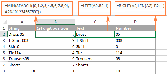 How To Split Text String At Specific Character In Excel
