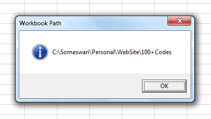 How To Get Path And Fullname In Excel