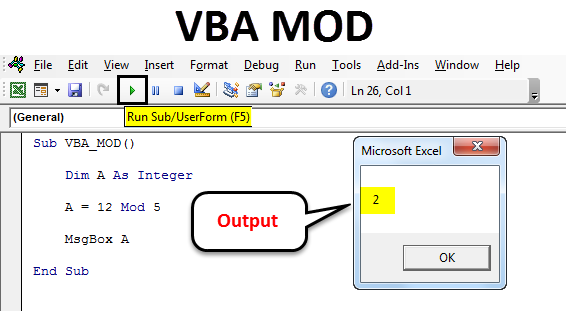 How To Use Mod Operator In Excel