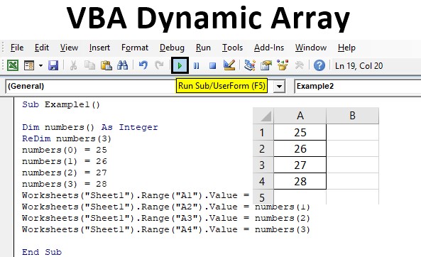 How To Use VBA Dynamic Array In Excel