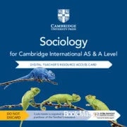 Cambridge International AS & A Level Sociology Digital Teacher’s Resource Access Card Second Edition