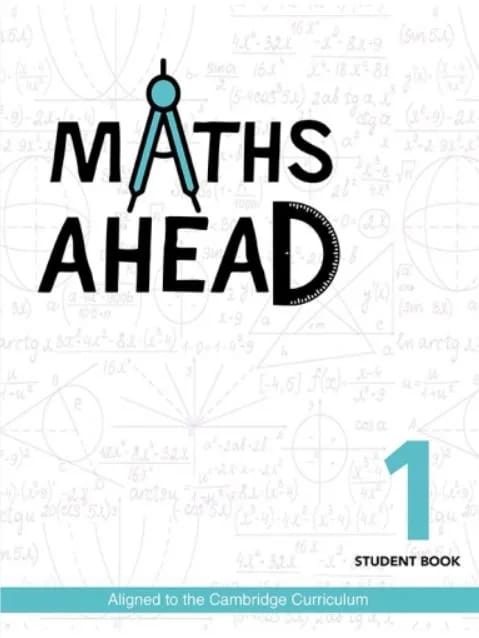 Maths Ahead Student Book 1