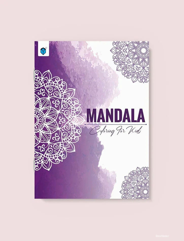 Mandala Coloring for Kids Book 1 Purple