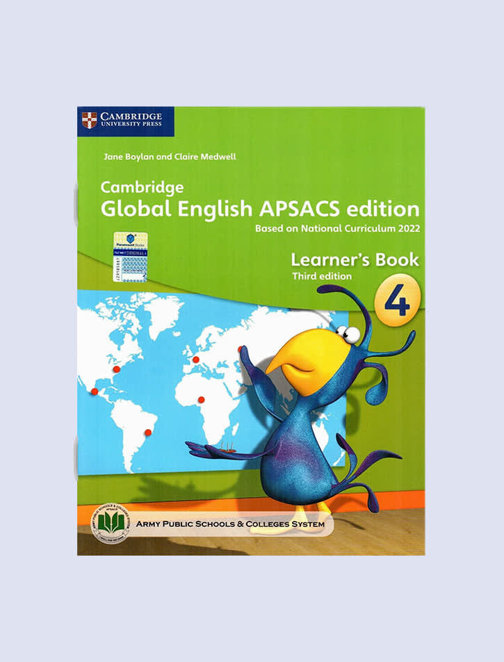 APSACS : Cambridge Global English (3rd Ed) Learner Book 4 (Class IV)