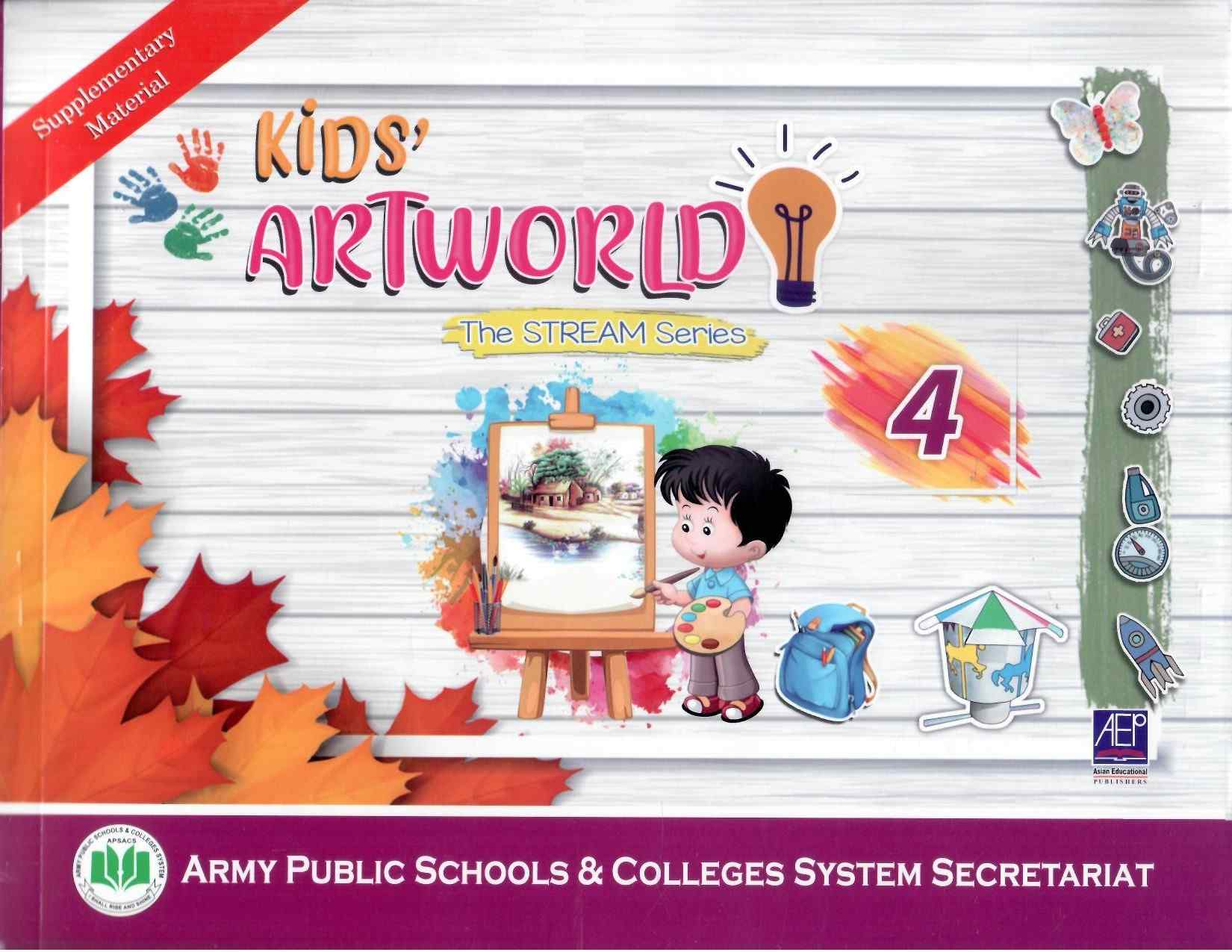 APSACS : Kids' Artworld — The STREAM Series, Book 4 (SRM) (Class IV · Art)