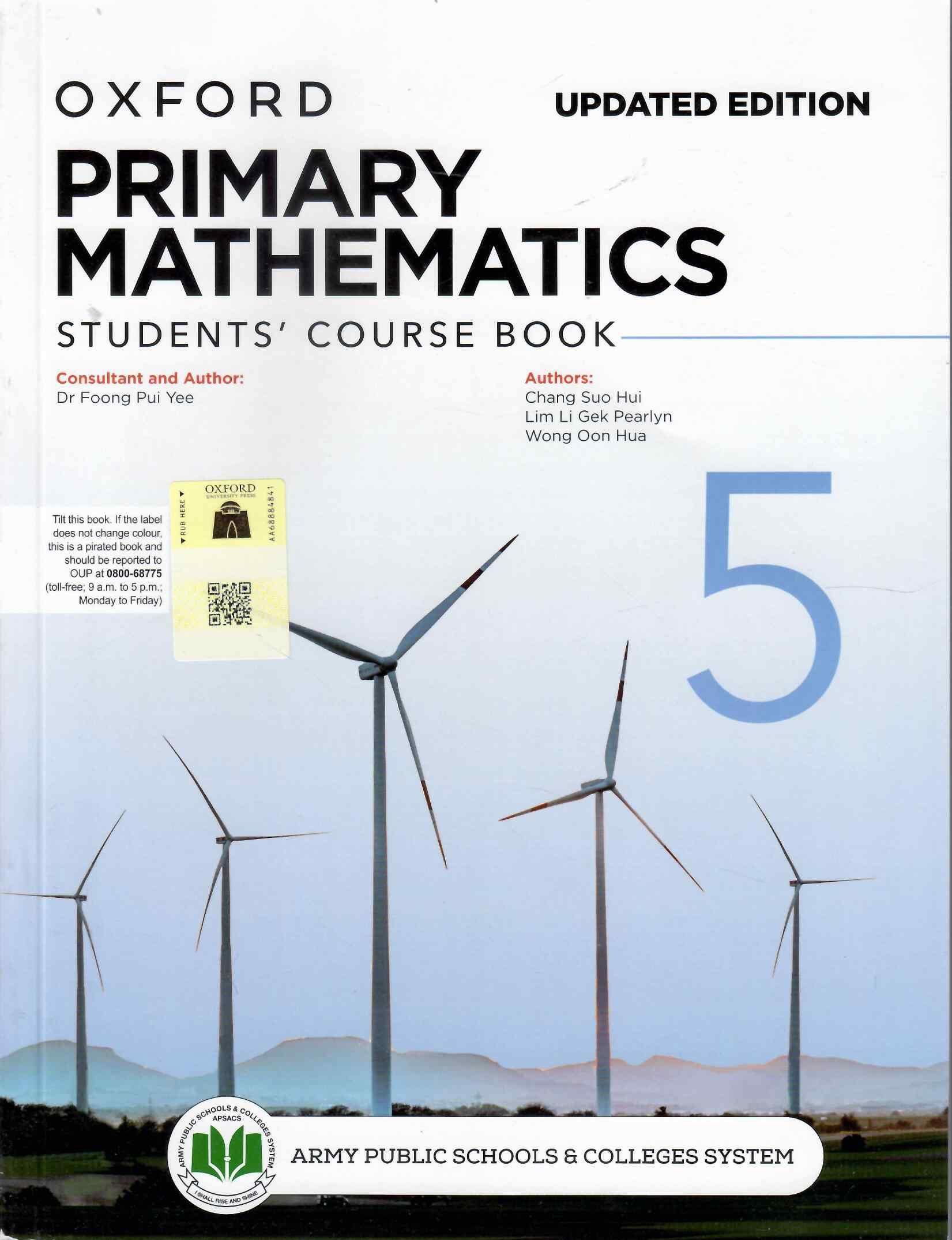 APSACS : Primary Mathematics — Students' Course Book 5 (Updated, APSAC) (Class V)