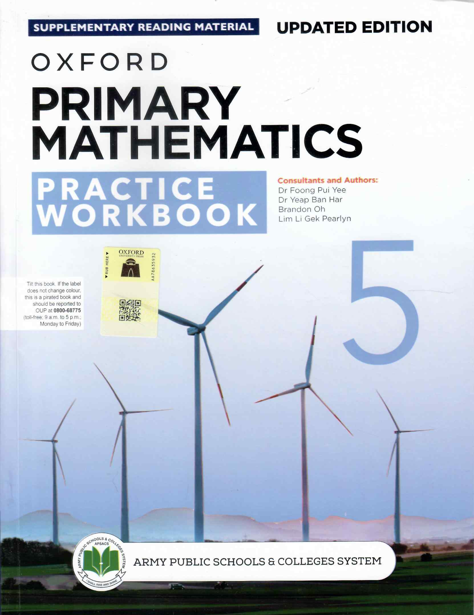 APSACS : Primary Mathematics — Practice Workbook 5 (Updated, APSAC) (Class V)