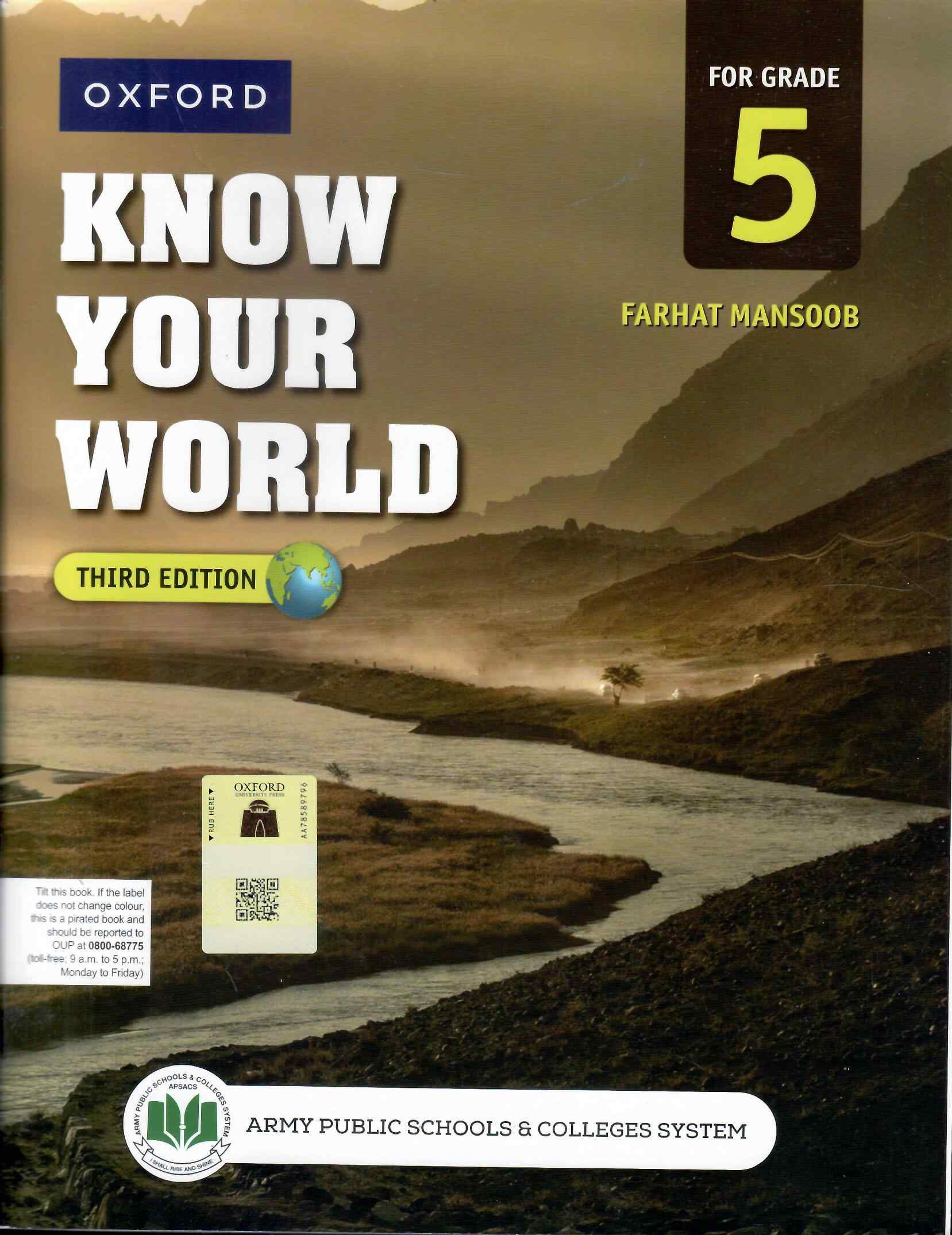 APSACS : Know Your World 5 — Third Edition (SRM) (Class V · Social Studies)