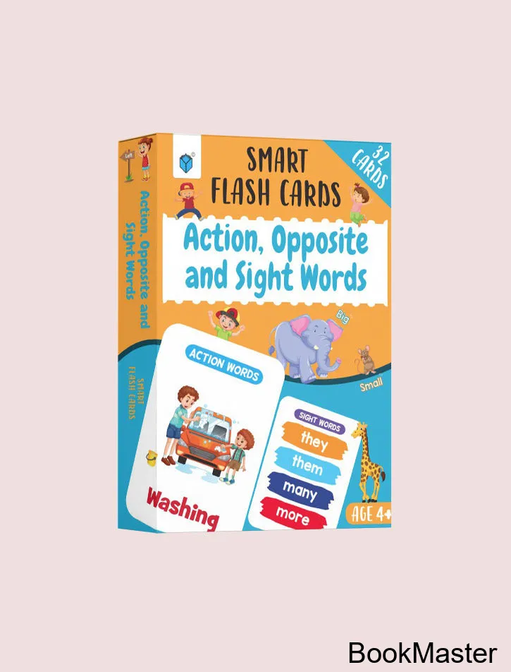 Smart Flash Cards: Action ,Opposite, and Sight Words