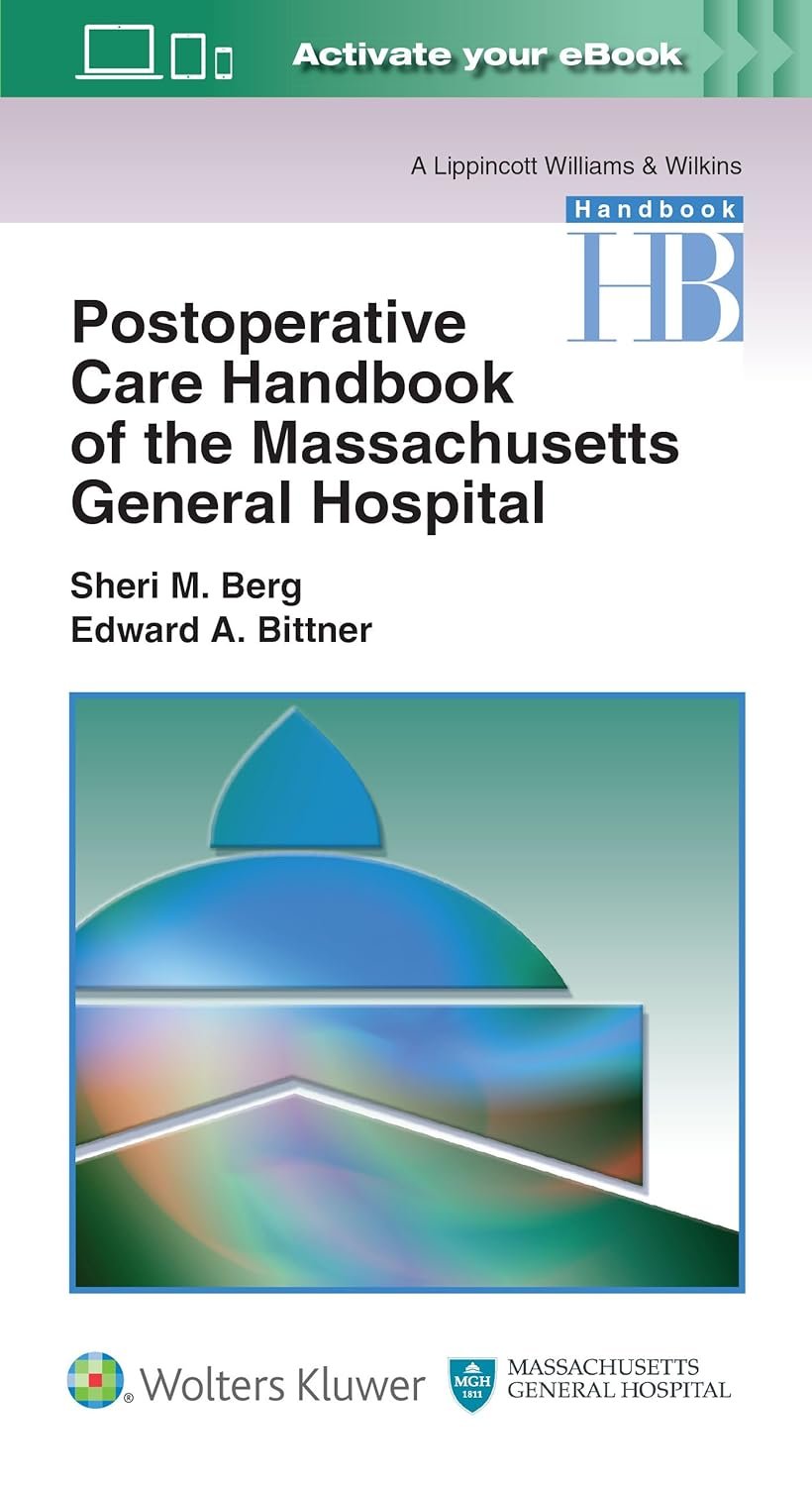 Postoperative Care Handbook Muassachusetts General Hospital