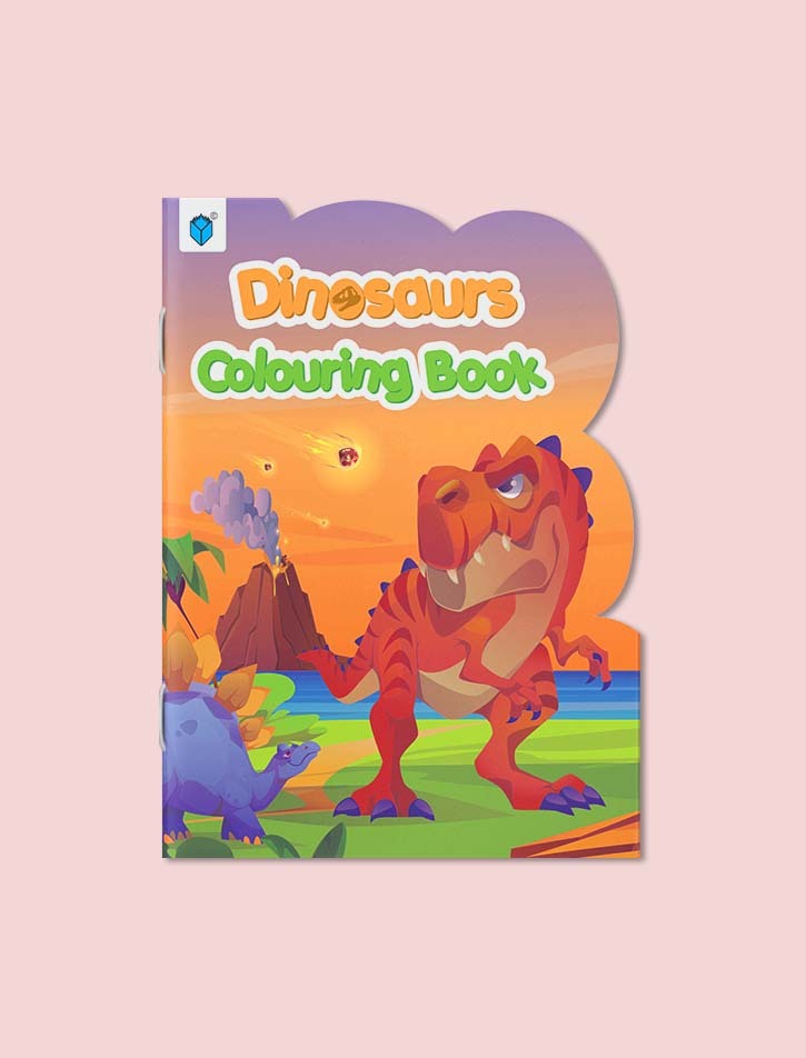 Dinosaurs Colouring Book (Diy-Cut)