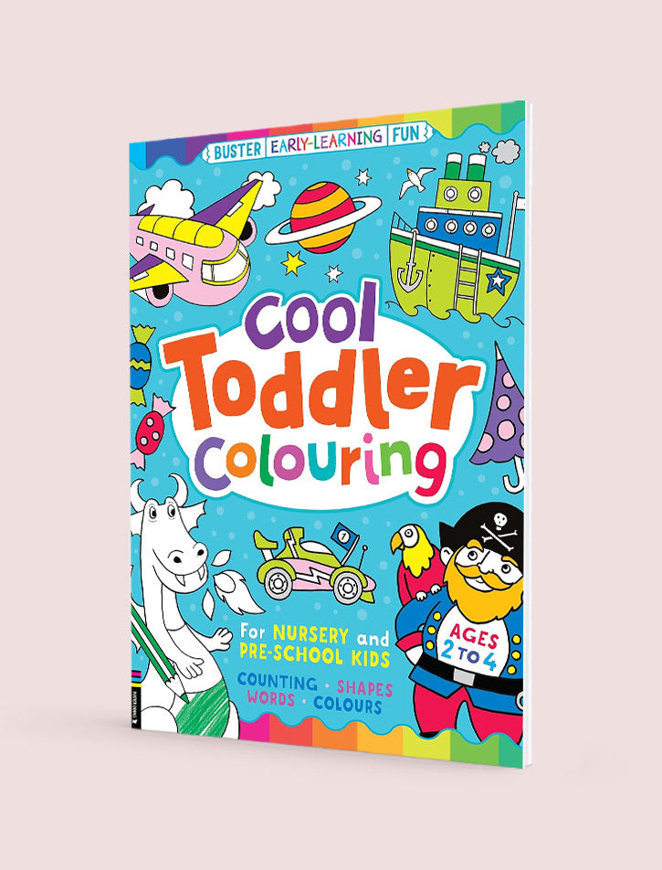 Cool Toddler Colouring (Blue Cover)