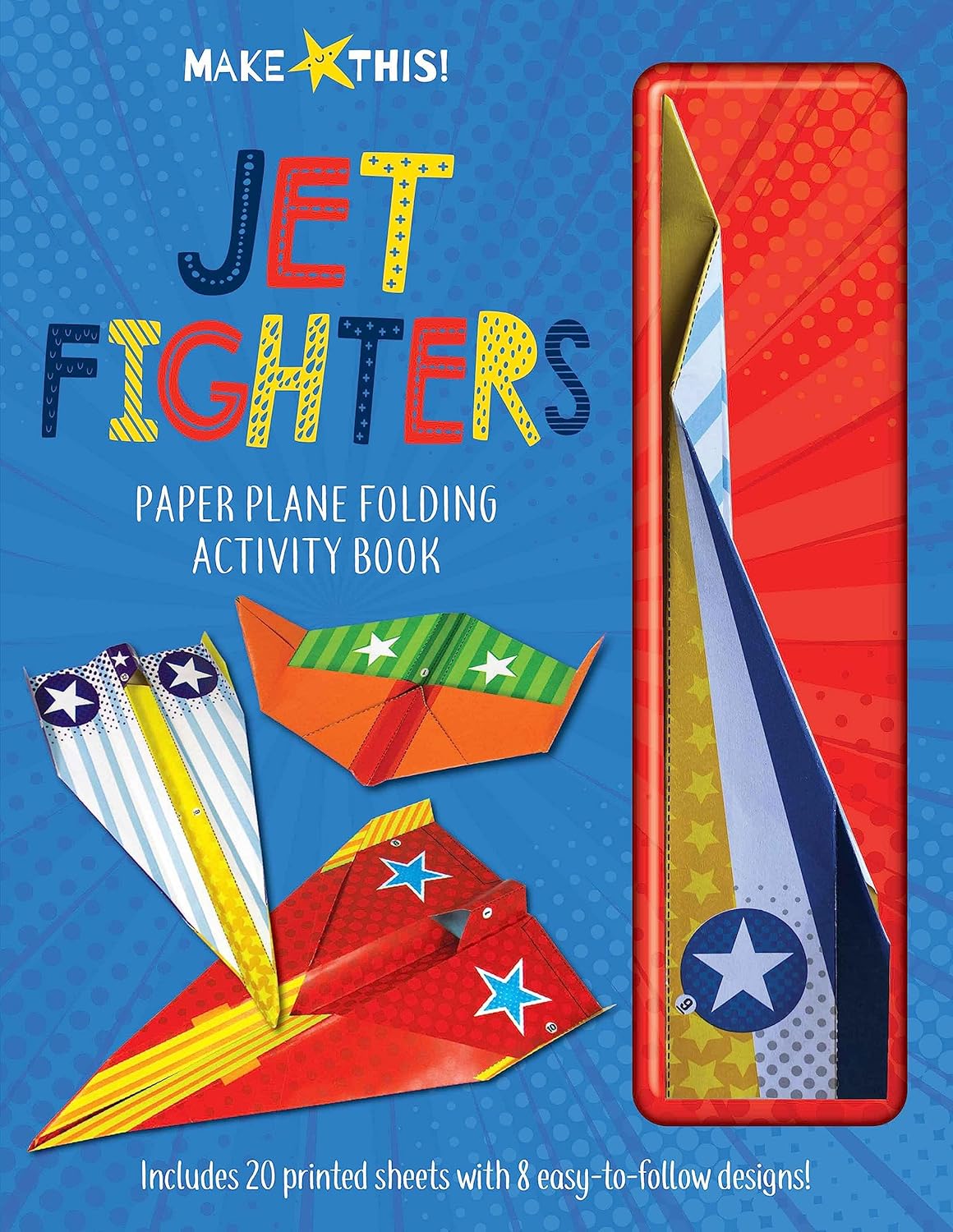Jet Fighters Paper Plane Book