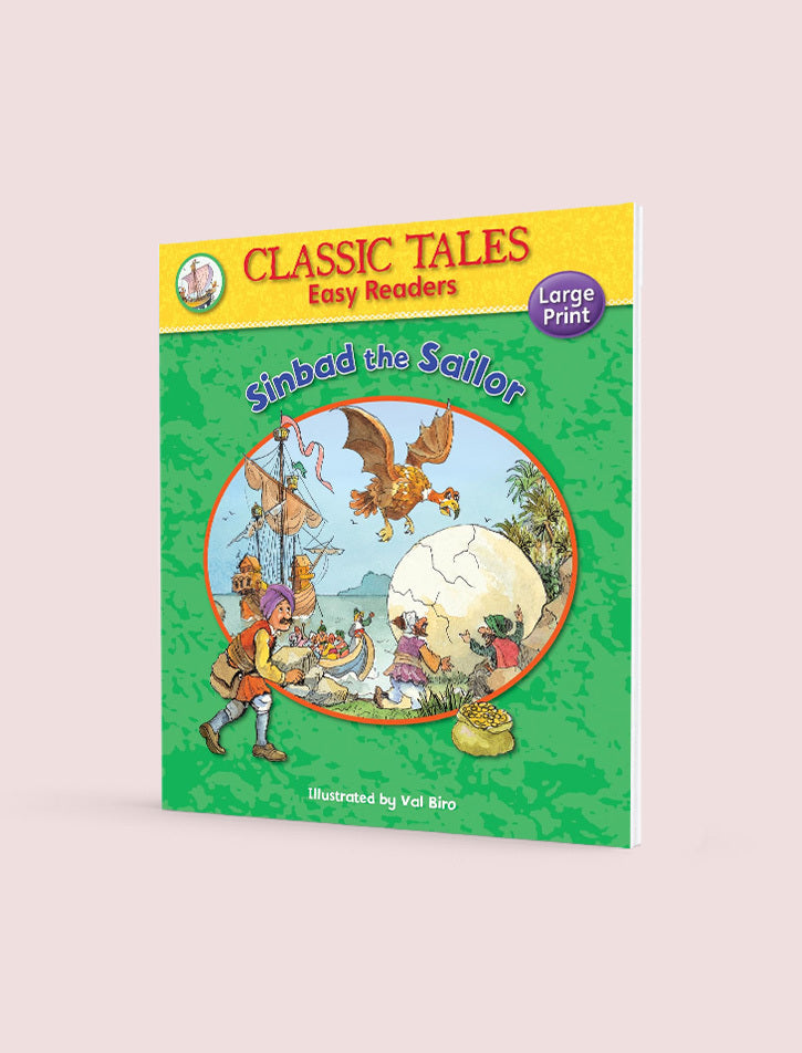Classic Tales Easy Readers: Sindbad the Sailor (Large Print)