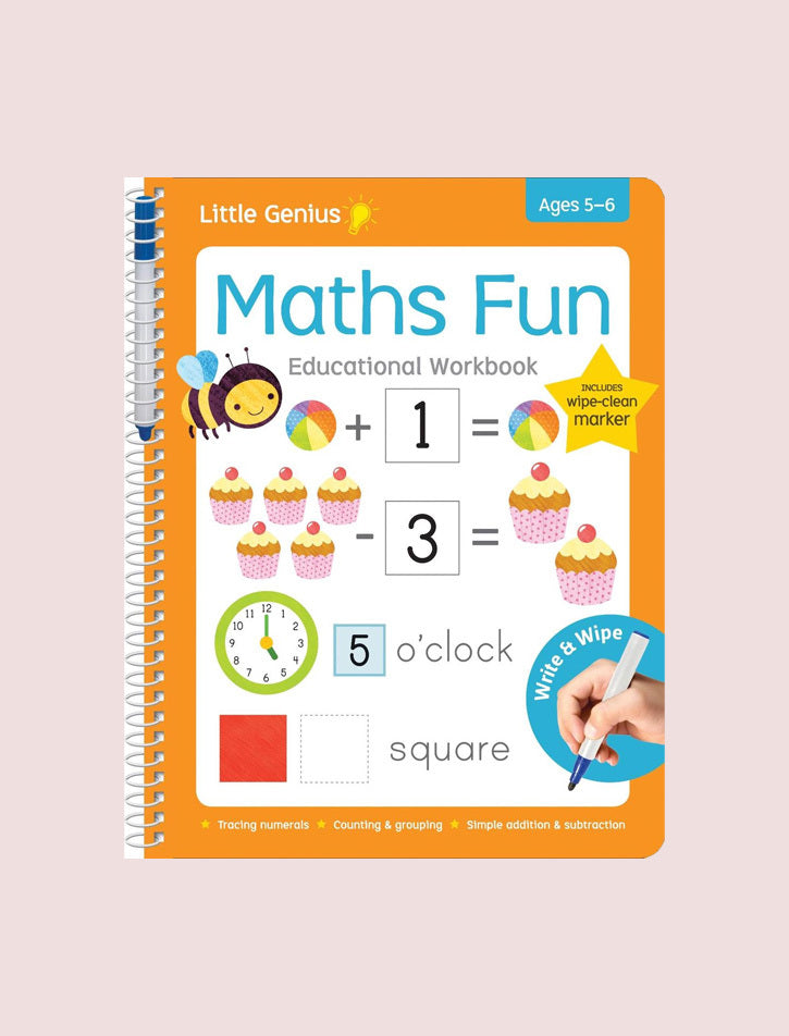 Little Genius Write & Wipe Maths Fun