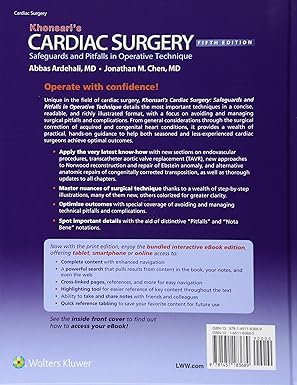 Khonsari's Cardiac Surgery: Safeguards and Pitfalls In Operative Technique Hardcover – Illustrated, 5 October 2016