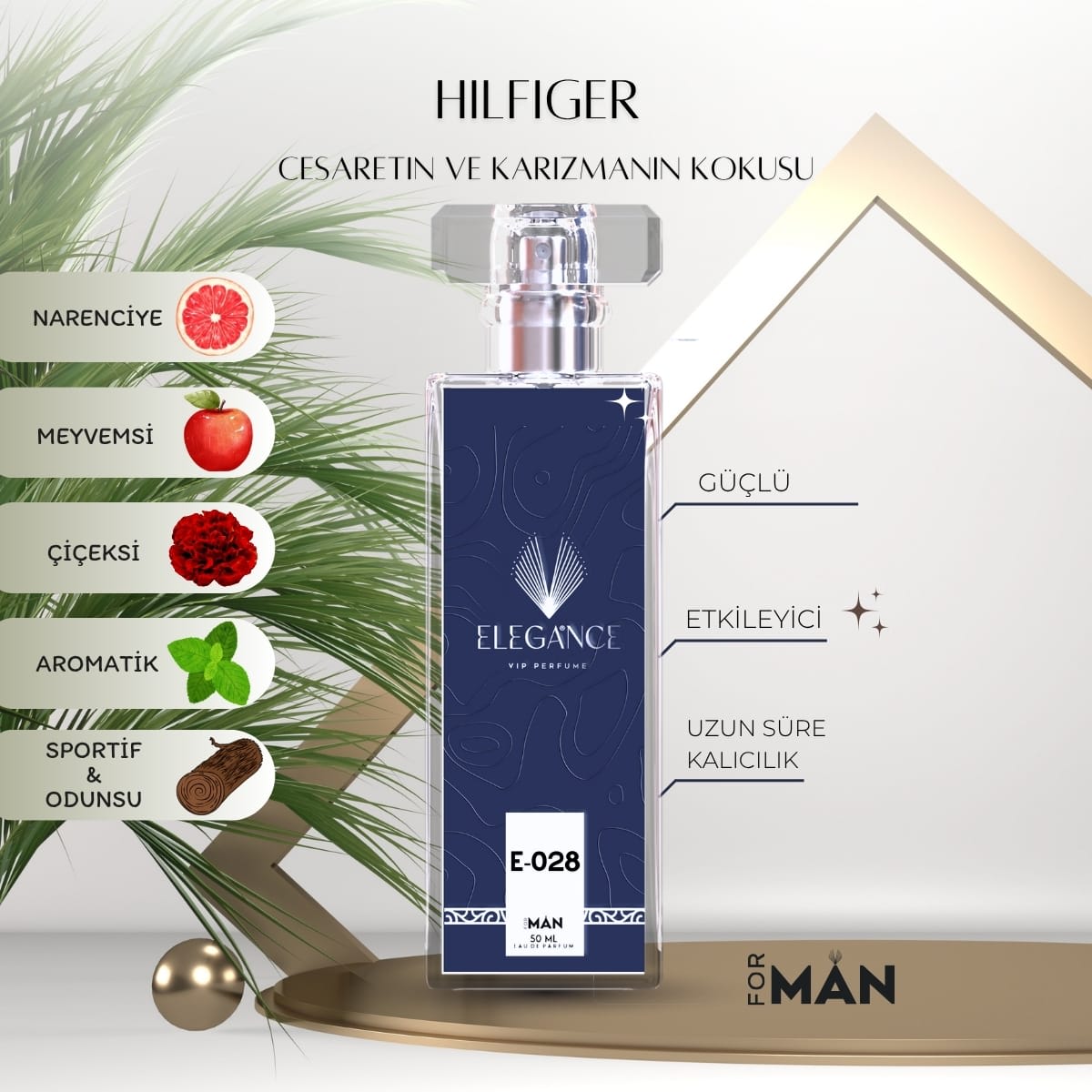 Hilfiger Edp 50 ml – Ferah ve Sportif Erkek Parfümü (E-028)