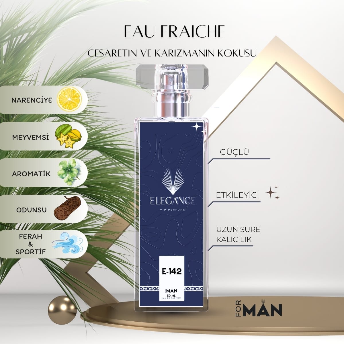Eau Fraiche Edp 50 ml – Ferah ve Akvatik Erkek Parfümü (E-142)