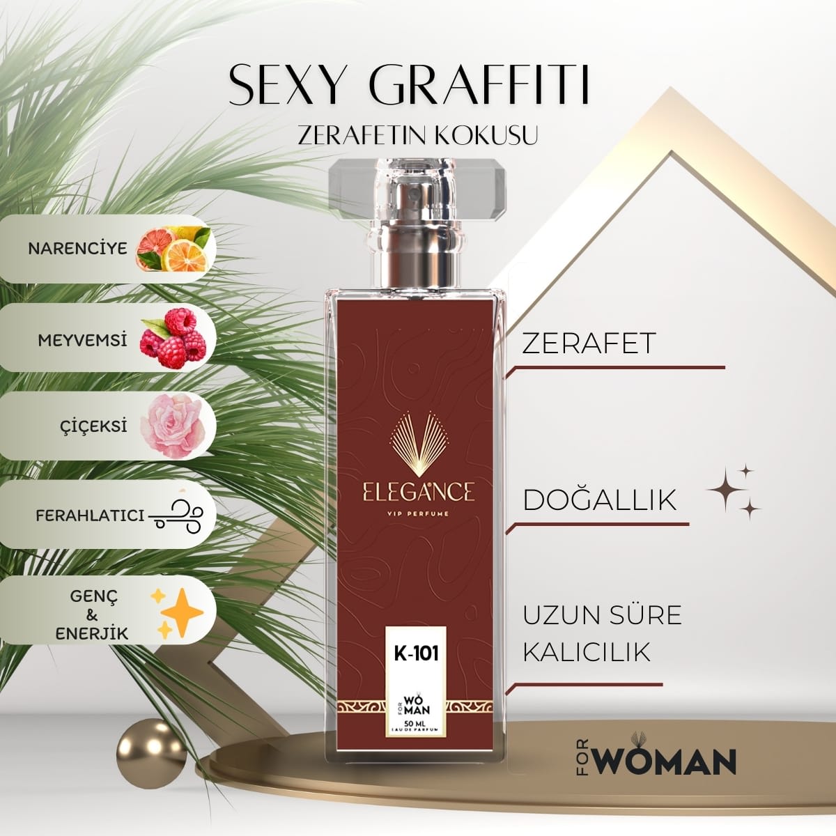 Sexy Graffiti Edp 50 ml – Şehrin Ritimleriyle Meyvemsi Ferahlık ve Çiçeksi Enerji (K-101)