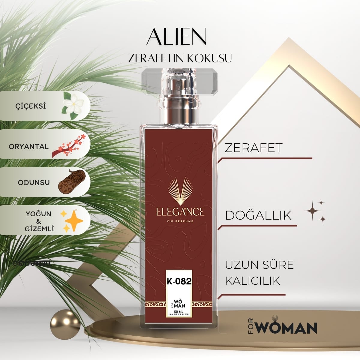 Alien Edp 50 ml – Oryantal ve Odunsu Kadın Parfümü (K-082)