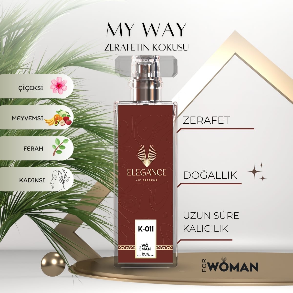 My Way Edp 50 ml – Zarif Çiçeksi Dokunuş ve Feminen Işıltı (K-011)