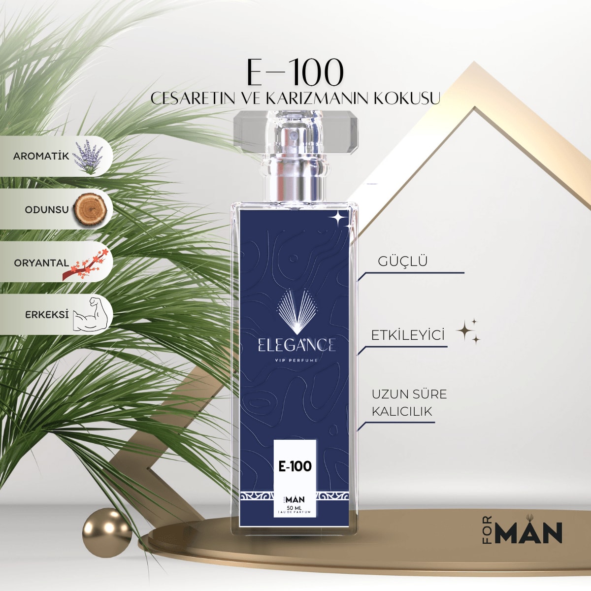 E-100 " Only The Brave " Eau De Parfum For Men