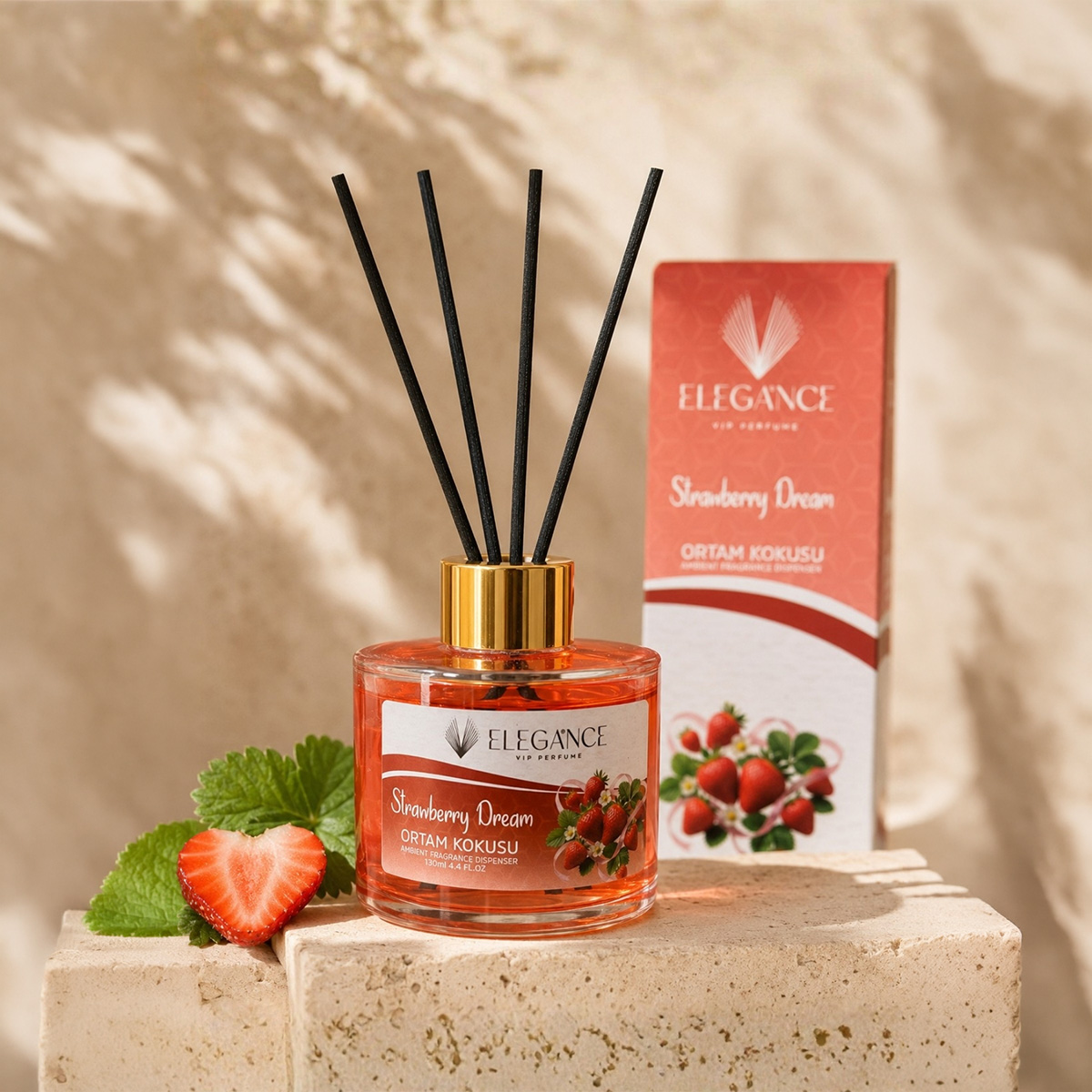 Çilek Rüyası Bambu Cubuklu Ortam Ve Oda Kokusu (130 Ml)