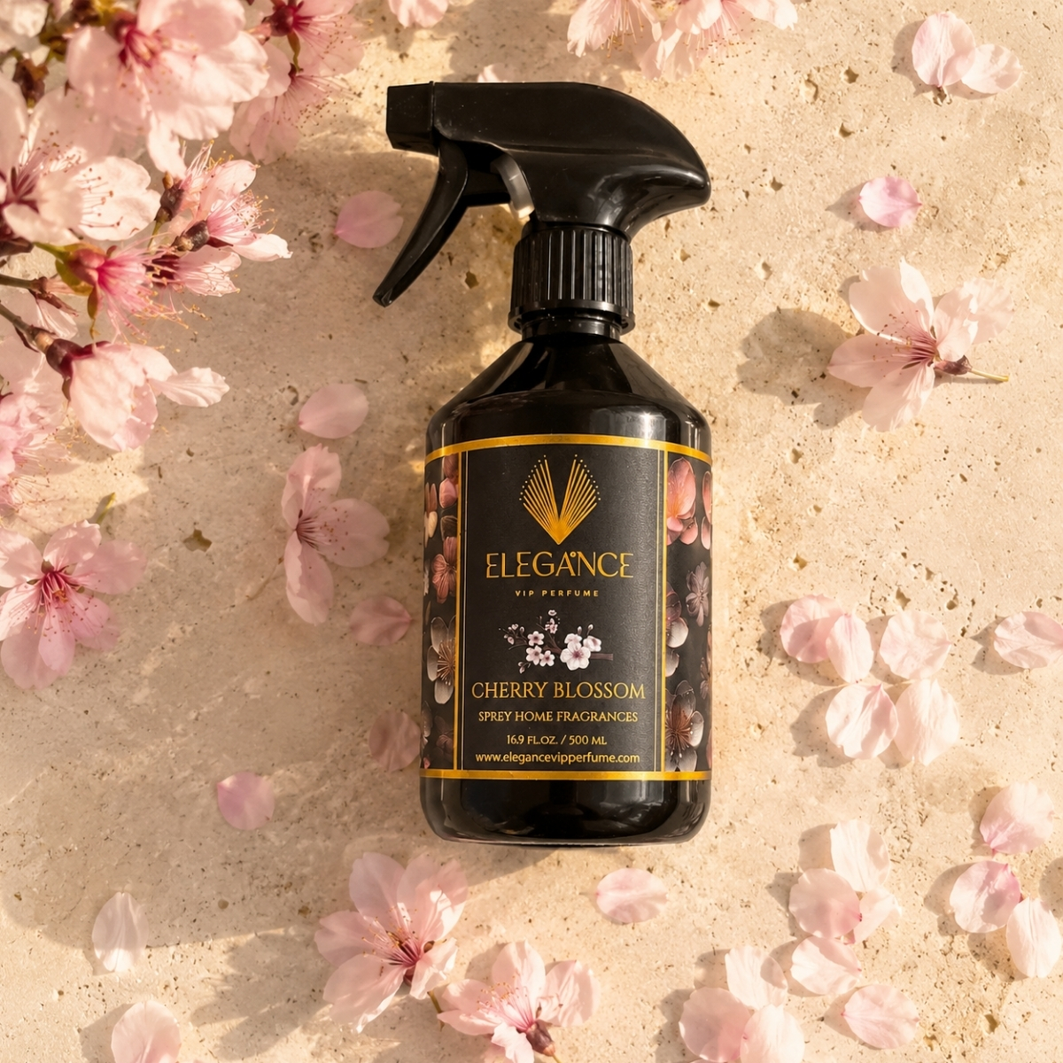 Japon Kiraz Çiçeği Oda Spreyi 500 ml | Bahar Ferahlığı ve Romantik Esinti – Elegance Cherry Blossom