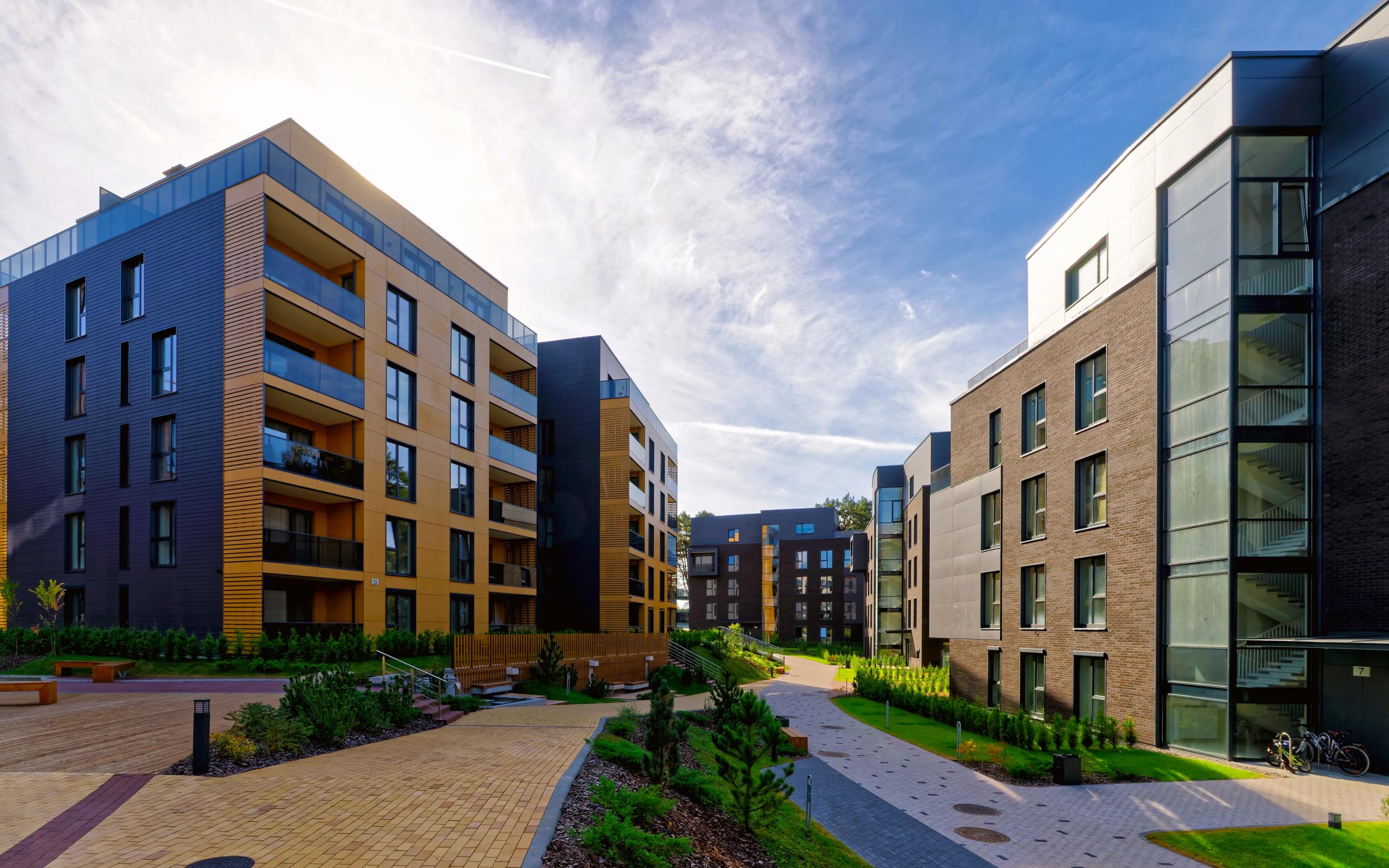 Real Estate industry in Houston, Texas - commercial buildings and residential housing