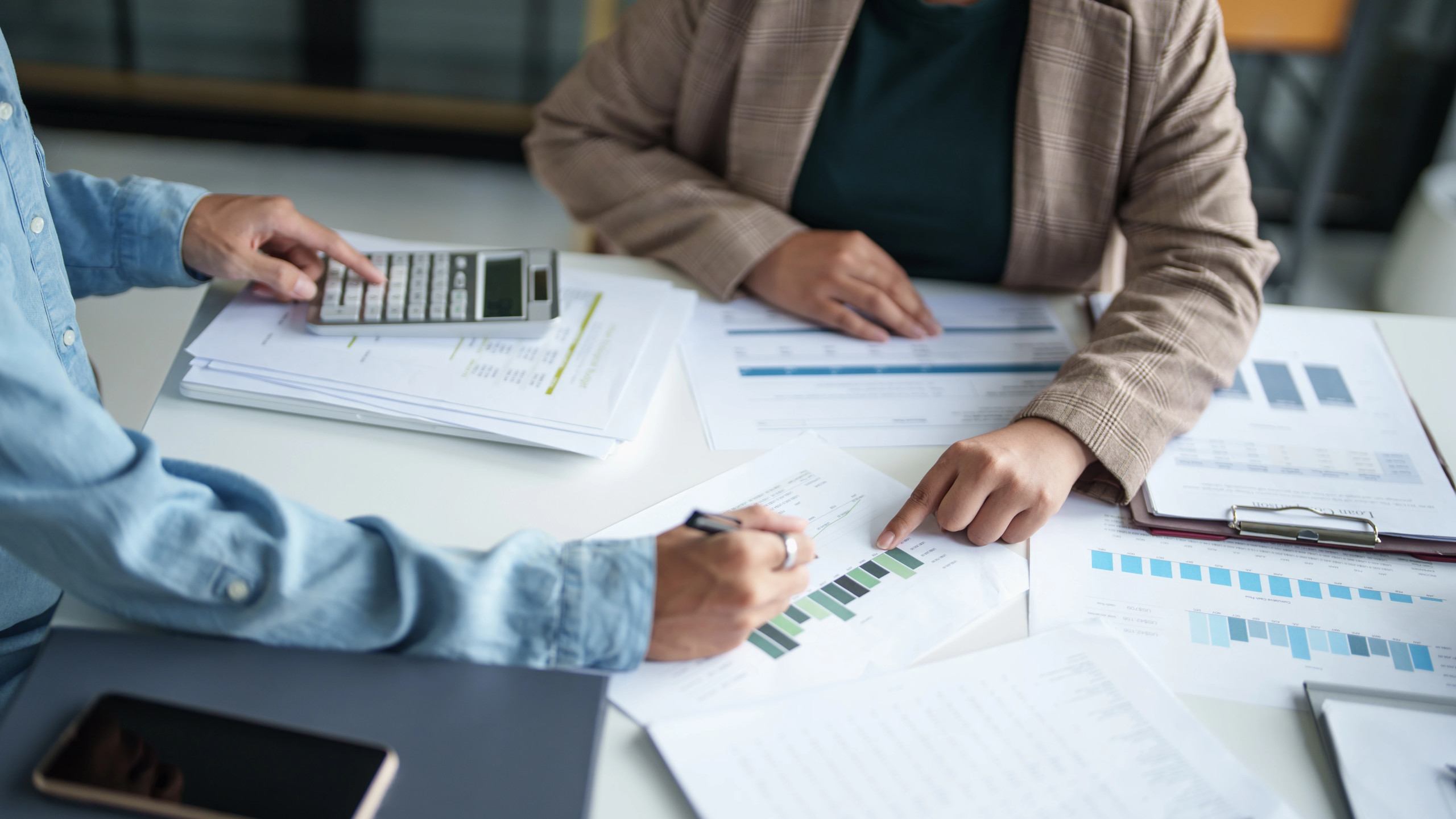 CPA compiling client-provided data into financial statements