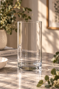 Vaso cilindrico trasparente