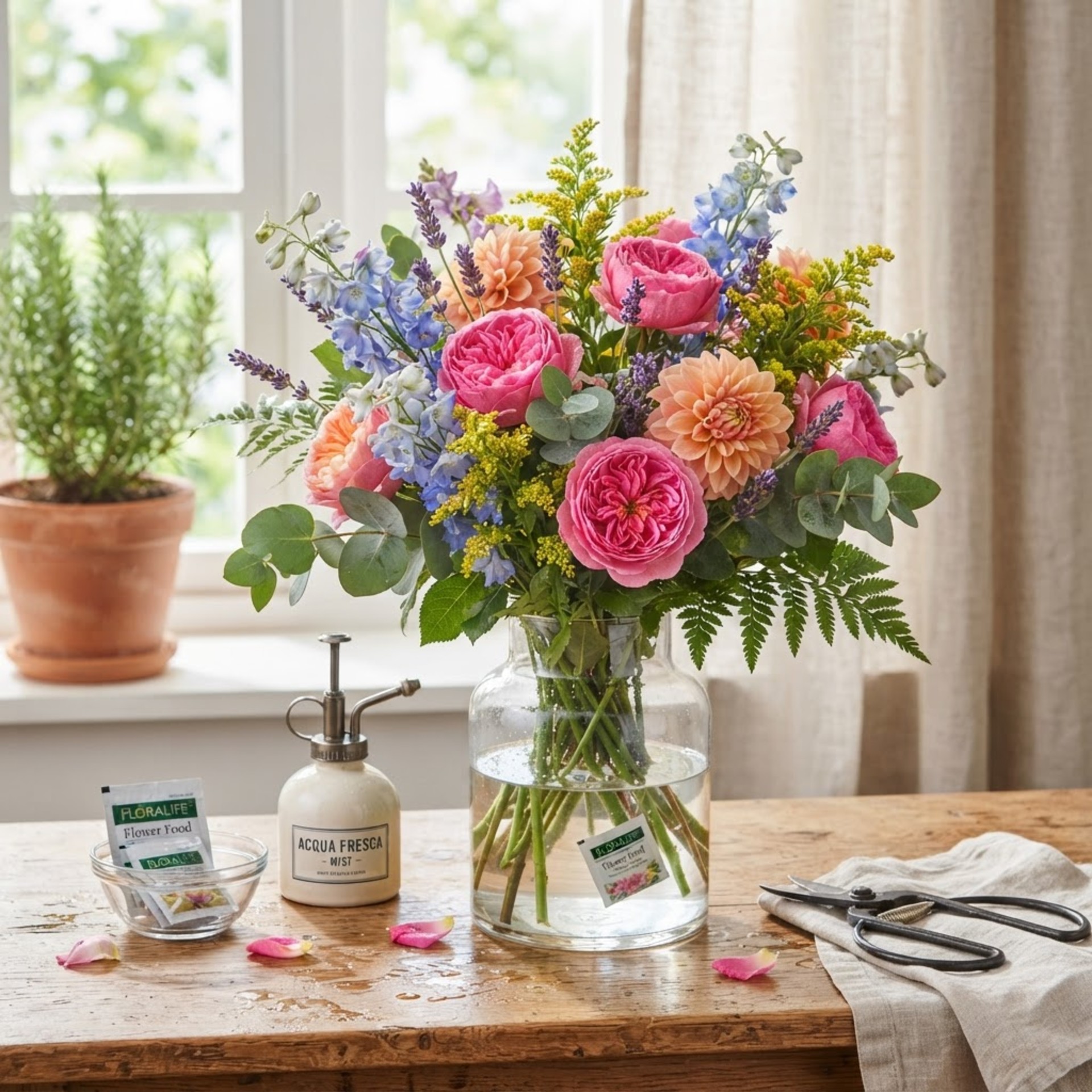 Fiori e caldo estivo: come farli durare più a lungo