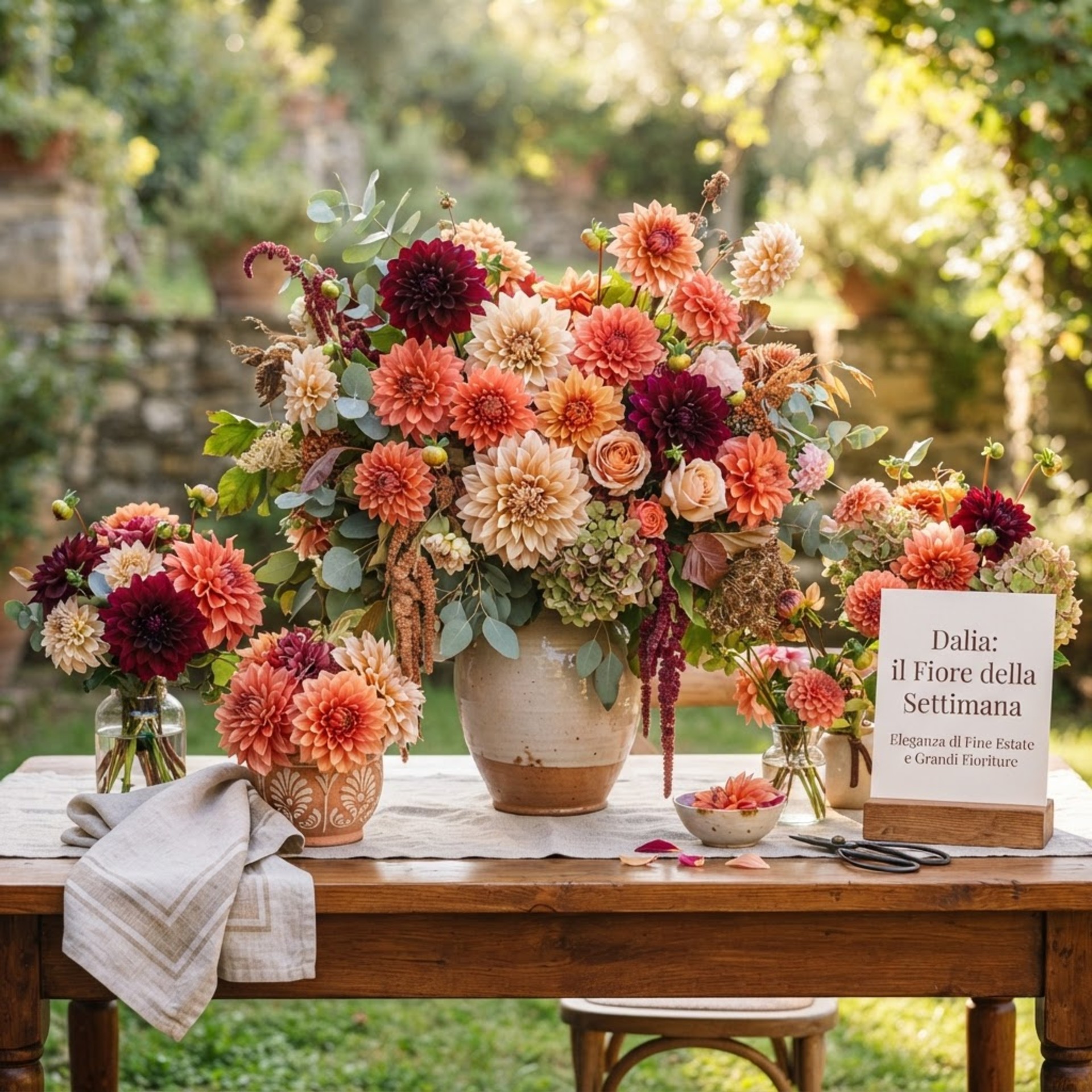 Dalia: il Fiore della Settimana tra Eleganza di Fine Estate e Grandi Fioriture