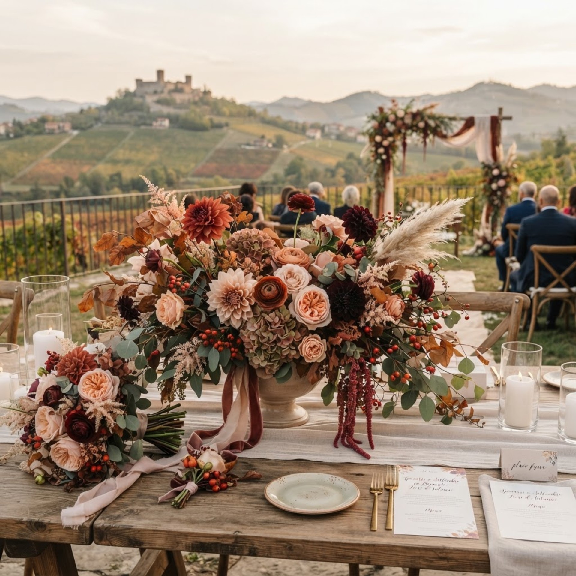 Sposarsi a Settembre in Piemonte: Fiori d'Autunno e Come Scegliere il Fiorista Giusto