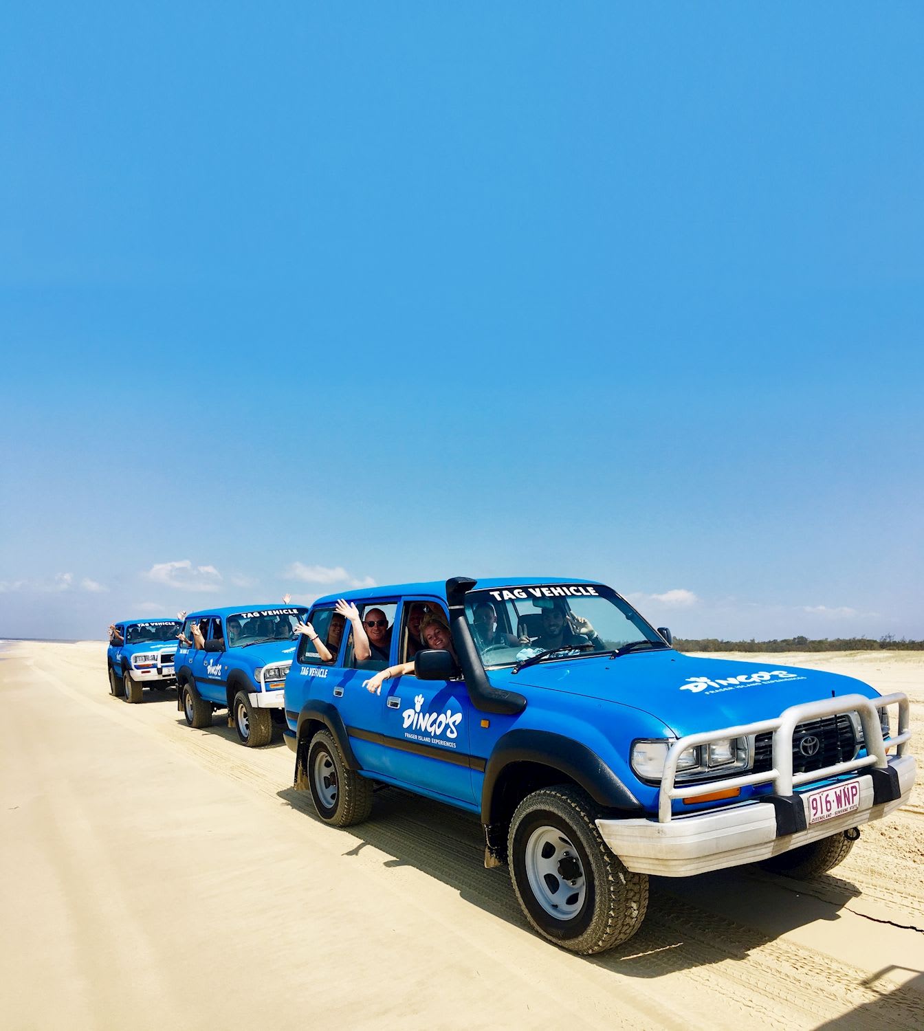 3 Day Dingos K'Gari (Fraser Island) ​4WD Tag-Along Tour 