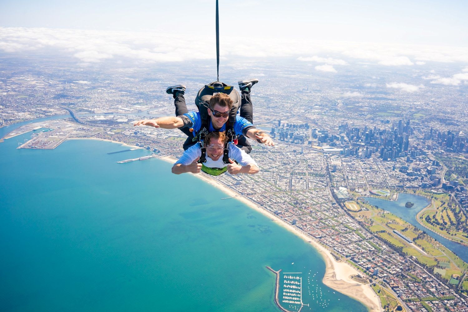 Melbourne St Kilda 15,000ft Tandem Skydive + Transfer